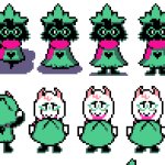 Ralsei sprite sheet 3