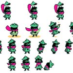 Ralsei sprite sheet 6