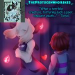 TheProtogenWhoAsked Toriel Temp meme