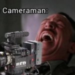 the cameraman riendo