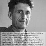 George Orwell quote hierarchy meme