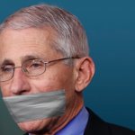 Fauci duct tape over mouth meme
