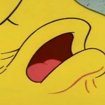 Spongebob's whisper GIF Template