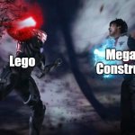 Light and Darkness | Lego; Mega Construx | image tagged in light and darkness | made w/ Imgflip meme maker