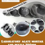Laboratory agate mortar and pestle 100mm