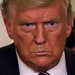 Trump angry dilated insane vicious mean frustrated