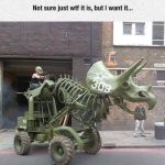 Triceratops tractor meme