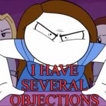 I have several objections template