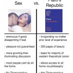 Sex vs. Plato’s Republic
