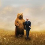Birthday Bear & Putin meme