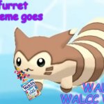 The furret in the meme goes WALCC WALCC WALCC! meme