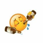 Emoji drinking