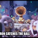 Asian boy | WHEN AURON CATCHES THE BALL | image tagged in gifs,funny | made w/ Imgflip video-to-gif maker