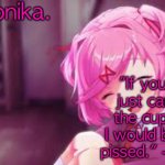 Natsuki my beloved™️ meme