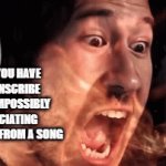 I'm very purely sure a lot of us can relate to this shit | WHEN YOU HAVE
TO TRANSCRIBE A NEAR-IMPOSSIBLY EXCRUCIATING DRUM BEAT FROM A SONG | image tagged in gifs,markiplier,music,relatable,rage,savage | made w/ Imgflip video-to-gif maker