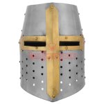 Crusader helmet front