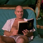 Picard Reading A Book.