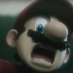 Scared mario meme