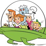 Jetsons Family in ship.