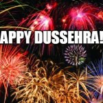 Colorful Fireworks | HAPPY DUSSEHRA!!!! | image tagged in colorful fireworks,festival,india,dussehra | made w/ Imgflip meme maker