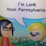 I'm Lonk for Pennsylvania template