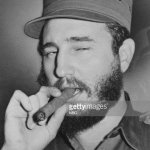 Castro Cigar and Revolution template