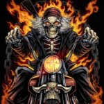 Biker Skeleton | Slavic Lives Matter | image tagged in biker skeleton,slavic | made w/ Imgflip meme maker