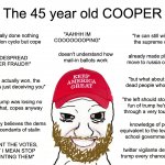 QAnon 45 Cooper meme