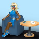 Musume Ronshaku with the tea