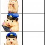 Hamster cop template