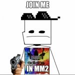 Water Fire Adidas Player | JOIN ME; IN MM2 | image tagged in water fire adidas player,mm2,roblox,roblox noob,roblox adidas,join | made w/ Imgflip meme maker