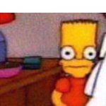 hangs up | Guy on phone: "That's it I'm gonna hang up"
Caller named "up" | image tagged in bart simpson shook,phone,hanging | made w/ Imgflip meme maker