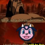 Fear the cow | will to live | image tagged in avatar i took away your bending,miltank,pokemon,avatar the last airbender,fear,evil cows | made w/ Imgflip meme maker