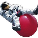 astronaut spacehopper template