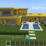 Gold minecraft mansion