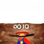 Mario Infinite IQ meme