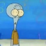 squidward gets smashed GIF Template
