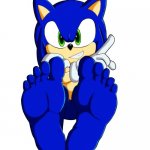 THE CRINGE. | image tagged in sonic's feet,memes,fun,feet,sonic | made w/ Imgflip meme maker