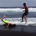 X sliding into X
