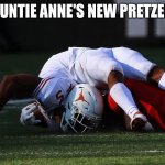 He got that Texas spine | AUNTIE ANNE'S NEW PRETZEL | image tagged in human pretzel | made w/ Imgflip meme maker