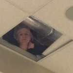 Teacher in ceiling