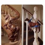 Horse Staircase meme