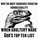 Homosexuality vs adultery