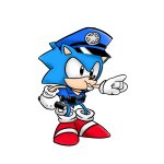 Sonic Police Officer