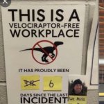 No velociraptors in the workplace