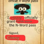 B) | cinny; literally anyone; Cinny | image tagged in thy official n word pass,get naenaed lmao xdxdxdxdxd,help | made w/ Imgflip meme maker