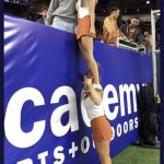 Cheerleader on Shoulders