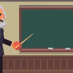 Marx at the chalkboard template