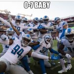 Lions | 0-7 BABY | image tagged in lions | made w/ Imgflip meme maker