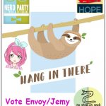 Envoy Jemy hang in there meme